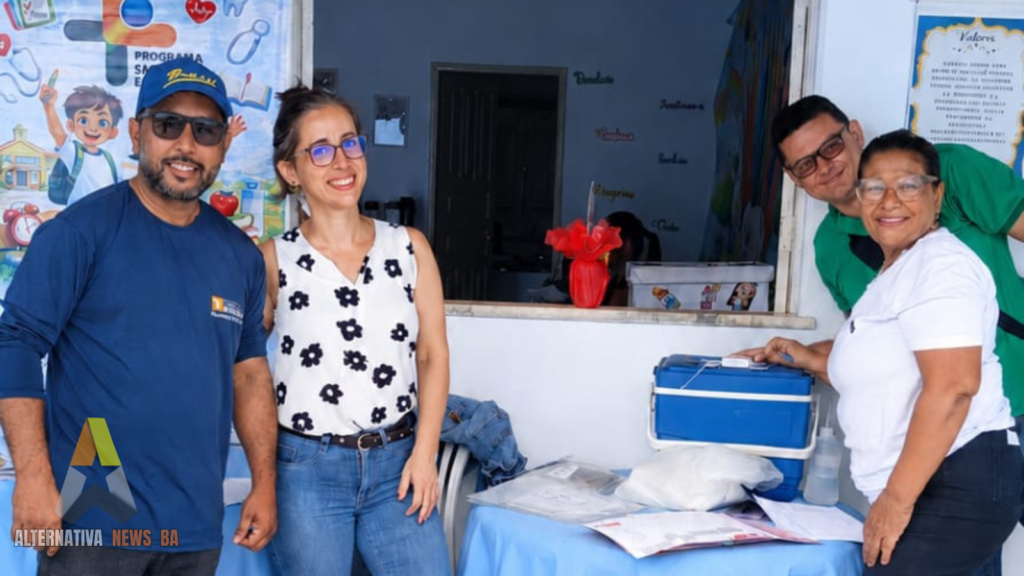 Programa Saude na Escola realiza acoes de prevencao e atualizacao da caderneta de vacinacao em escolas