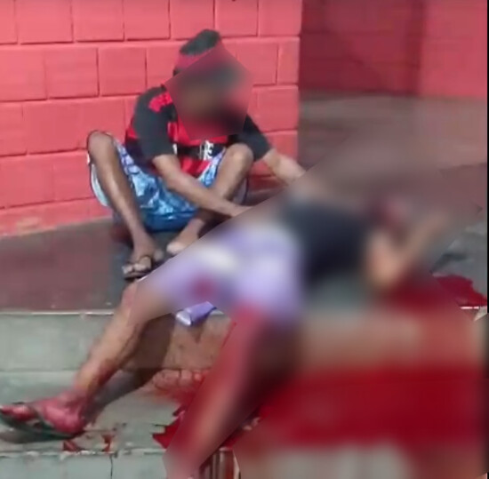Praça Tote Lomanto, em Itagibá, onde homem foi morto com golpe de canivete após desavença antiga.