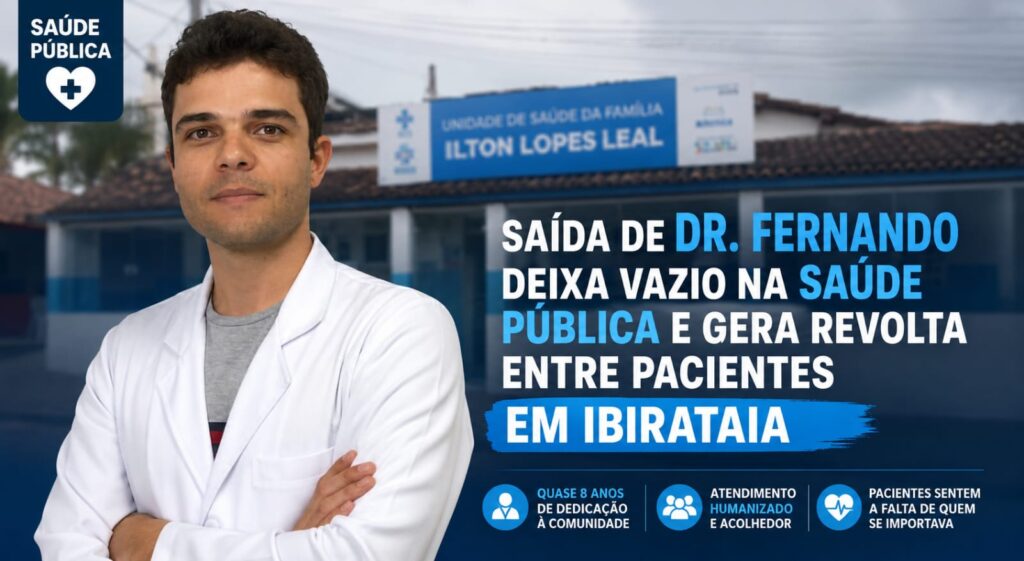 Saída do Dr. Fernando gera reclamações e deixa pacientes órfãos de atendimento no posto do Jardim.