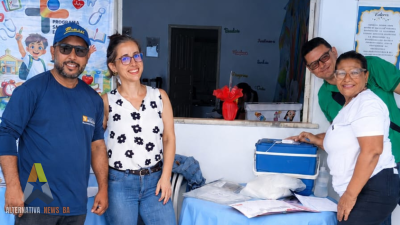 Programa Saude na Escola realiza acoes de prevencao e atualizacao da caderneta de vacinacao em escolas